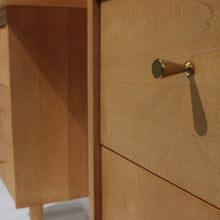 Load image into Gallery viewer, Paul McCobb Solid Maple Double Pedestal Desk - Model 1561