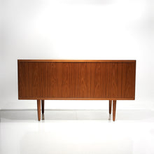 Load image into Gallery viewer, Svend Aage Larsen Danish Teak Tambour Door Credenza