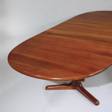 Load image into Gallery viewer, Stunning Mid-Century Danish Teak Elliptical Dining Table w/ 2 Leaves