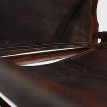 Load image into Gallery viewer, Mid Century Early South African Safari Chairs in Rosewood and Leather - A Pair