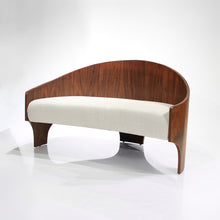 Load image into Gallery viewer, Rare Henry P. Glass Intimate Island Suite Walnut Sofa / Loveseat