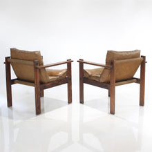 Load image into Gallery viewer, Mid-Century Ash Sling Lounge Chairs