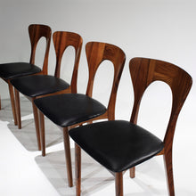 Load image into Gallery viewer, RARE ‘Peter’ Chair by Niels Koefoed in Rosewood - Set of 4