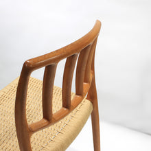 Load image into Gallery viewer, Møller 83 Side Chair in Teak & Paper Cord