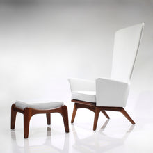 Load image into Gallery viewer, Sensational Adrian Pearsall Sculptural High Back Lounge Chair and Ottoman