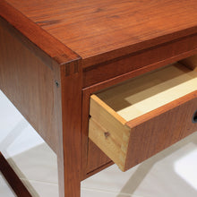 Load image into Gallery viewer, Stunning Mid-Century Danish Teak Desk with Trapezoid Base