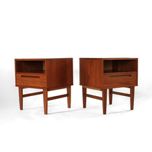Load image into Gallery viewer, Nils Jonsson Danish Teak Nightstands