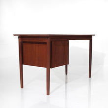 Load image into Gallery viewer, Arne Wahl Iversen Teak Mid Century Danish Writing Desk