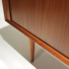 Load image into Gallery viewer, Svend Aage Larsen Danish Teak Tambour Door Credenza