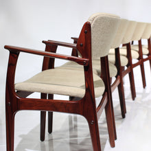 Load image into Gallery viewer, Erik Buch Rosewood Model 50 Dining Chairs - Set of 6
