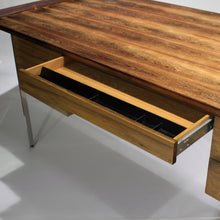 Load image into Gallery viewer, RARE Bleached Rosewood Executive Desk by Harvey Probber