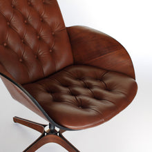 Load image into Gallery viewer, Plycraft George Mulhauser ‘Mrs. Chair’ in Leather - Mid Century Modern Lounge Chair