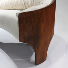 Load image into Gallery viewer, Rare Henry P. Glass Intimate Island Suite Walnut Sofa / Loveseat