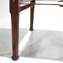 Load image into Gallery viewer, Mid Century Early South African Safari Chairs in Rosewood and Leather - A Pair