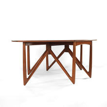 Load image into Gallery viewer, Niels Koefoed Teak Dining Set with Gate Leg Table and 6 Ingrid Dining Chairs