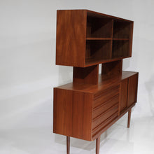 Load image into Gallery viewer, Gorgeous Mid-Century Danish Teak Credenza and Hutch