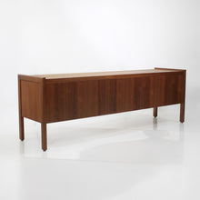 Load image into Gallery viewer, Mid Century Scandinavian Long Teak Credenza