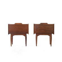 Load image into Gallery viewer, Exceptional John Keal for Brown Saltman Nightstands - A Pair