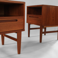 Load image into Gallery viewer, Nils Jonsson Danish Teak Nightstands