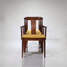 Load image into Gallery viewer, Mid-Century Modern Walnut Dining Chairs by Dillingham  - Set of 4