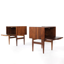 Load image into Gallery viewer, Exceptional John Keal for Brown Saltman Nightstands - A Pair