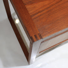 Load image into Gallery viewer, Stunning Mid-Century Danish Teak Desk with Trapezoid Base