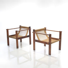 Load image into Gallery viewer, Mid-Century Ash Sling Lounge Chairs