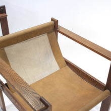 Load image into Gallery viewer, Mid-Century Ash Sling Lounge Chairs