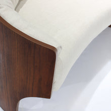 Load image into Gallery viewer, Rare Henry P. Glass Intimate Island Suite Walnut Sofa / Loveseat