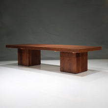 Load image into Gallery viewer, John Keal for Brown Saltman (attr) Brutalist Extension Coffee Table