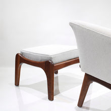 Load image into Gallery viewer, Sensational Adrian Pearsall Sculptural High Back Lounge Chair and Ottoman