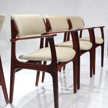 Load image into Gallery viewer, Erik Buch Rosewood Model 50 Dining Chairs - Set of 6