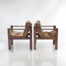 Load image into Gallery viewer, Mid-Century Ash Sling Lounge Chairs