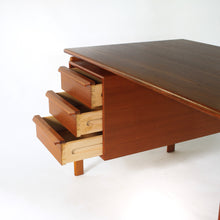 Load image into Gallery viewer, Stunning Mid Century Danish Modern Teak Floating Top Desk - Gasvig