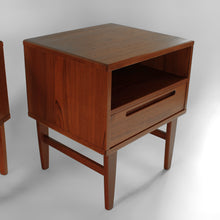 Load image into Gallery viewer, Nils Jonsson Danish Teak Nightstands
