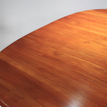 Load image into Gallery viewer, Stunning Mid-Century Danish Teak Elliptical Dining Table w/ 2 Leaves
