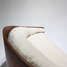 Load image into Gallery viewer, Rare Henry P. Glass Intimate Island Suite Walnut Sofa / Loveseat