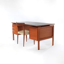 Load image into Gallery viewer, Stunning Mid Century Danish Modern Teak Floating Top Desk - Gasvig