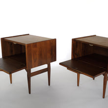 Load image into Gallery viewer, Exceptional John Keal for Brown Saltman Nightstands - A Pair