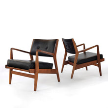 Load image into Gallery viewer, Jens Risom Walnut Lounge Chairs - A Pair