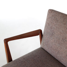 Load image into Gallery viewer, Mid Century Jens Risom Walnut Armchairs Pair of Stunning Lounge Chairs