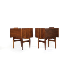 Load image into Gallery viewer, Exceptional John Keal for Brown Saltman Nightstands - A Pair