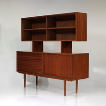 Load image into Gallery viewer, Gorgeous Mid-Century Danish Teak Credenza and Hutch