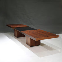 Load image into Gallery viewer, John Keal for Brown Saltman (attr) Brutalist Extension Coffee Table