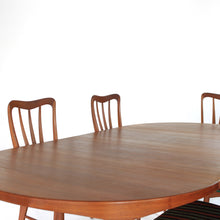 Load image into Gallery viewer, Danish Teak Dining Set by Harry Ăstergaard and Niels Koefoed - Extension Table and 6 Chairs