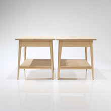 Load image into Gallery viewer, (Custom order) Paul McCobb End Tables with Drawer in Maple - A Pair