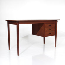 Load image into Gallery viewer, Arne Wahl Iversen Teak Mid Century Danish Writing Desk