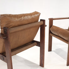 Load image into Gallery viewer, Mid-Century Ash Sling Lounge Chairs
