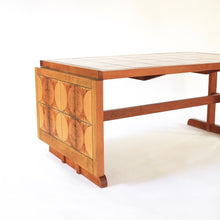 Load image into Gallery viewer, Danish Modern Dining Table Gangsø Møbler with Tile Inlay - Long 103"