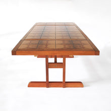 Load image into Gallery viewer, Danish Modern Dining Table Gangsø Møbler with Tile Inlay - Long 103"